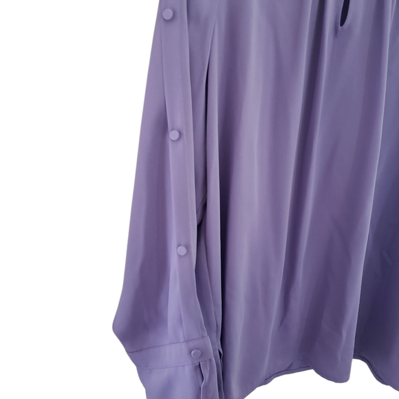 Liz Claiborne Lavender Blouse - Picture 2 of 3